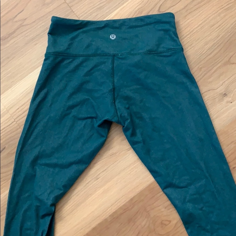 teal lulu lemon leggings